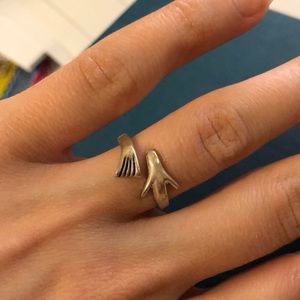 Sterling Silver .925 Resizable Dolphin Ring